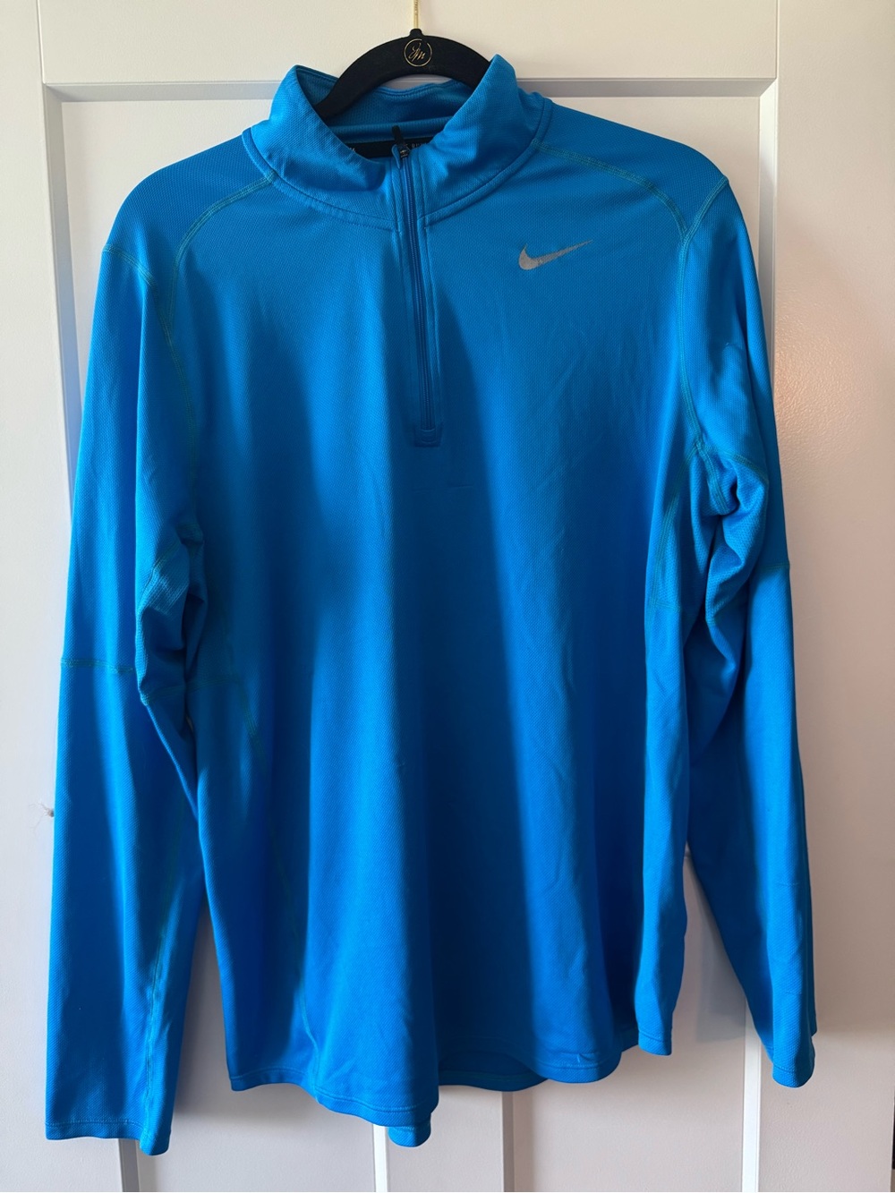 Nike Bright Blue Half-Zip Athletic Pullover